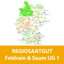 Feldrain & Saum UG1 aufgemischt mit Maisspindelgranulat für 100 m²