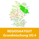 Basis-Grundmischung UG 4 zertifiziert nach RegioZert®, aufgemischt mit Maisspindelgranulat für 100 m²